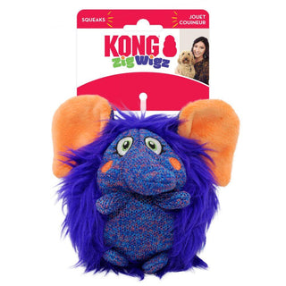 Kong Zig Wigz Elephant Squeaks Medium view 