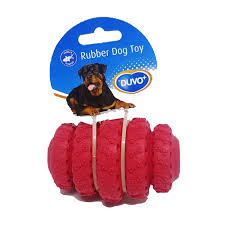 Duvo Rubber Vanilla Toy With Treat Disp 4 Red view 