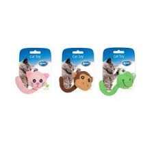 Duvo Cat Toy Assort Animals Tail view 