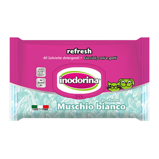 Indorina Wipes Muschio Bianco 40 Pcs view 