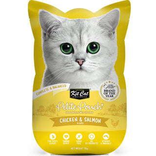 Kitcat Petite Pouch Chicken & Salmon 70G