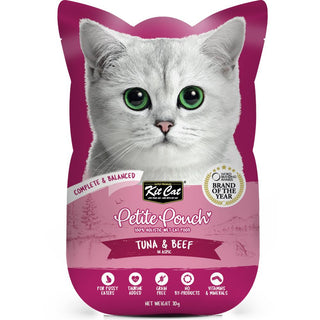 Kitcat Petite Pouch Tuna & Beef 70G