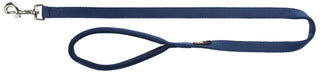 Trixie Premium Leash Double Layered Indigo M-L view 