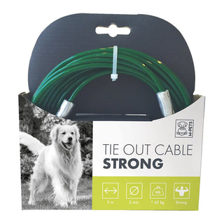 M-Pets Tie Out Cable Green- 9m x 5mm view 