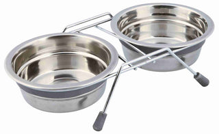 Trixie Stainless Double Bowl 11 cm view 