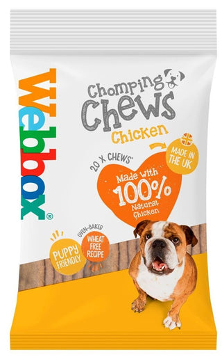 Webbox Chomping Chews Dog Chicken view 