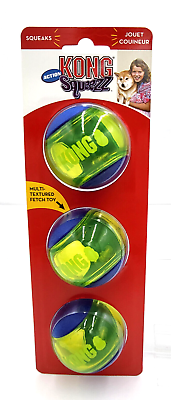 Kong Squeezz Action Ball Blue view 