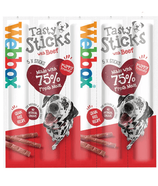 Webbox Tasty Sticks Dog Beef view 