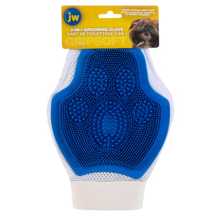JW 3 in 1 Dog Grooming Glove view 