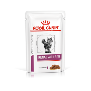 Royal Canin Cat Wet Renal Beef 12x85gr view 