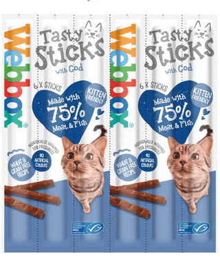 Webbox Tasty Sticks Cat Cod view 